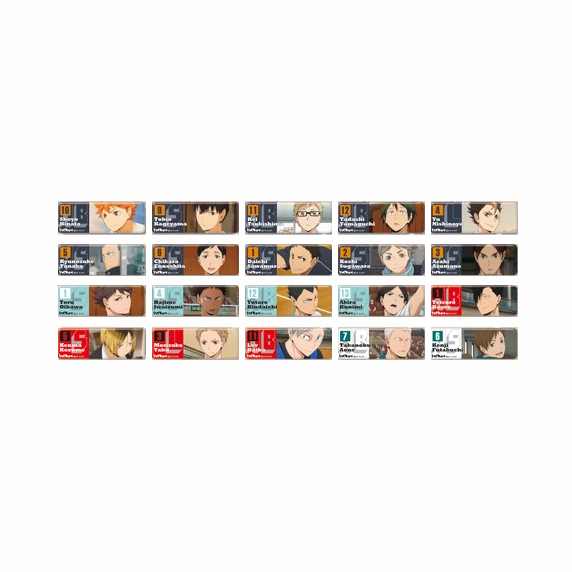 【Pre-Order】Haikyu!! × March Monster - Long Badge Blind Box vol.2