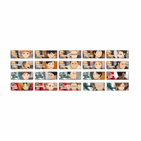 【Pre-Order】Haikyu!! × March Monster - Long Badge Blind Box