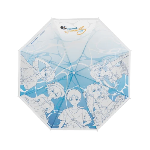 【Pre-Order】Evangelion - Sea Breeze - Transparent Frosted Umbrella