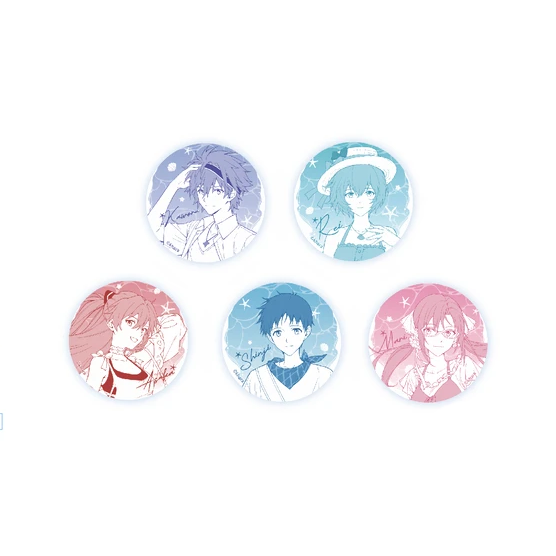 【Pre-Order】Evangelion - Sea Breeze - Line-Art Badge Blind Box