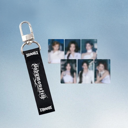 【Pre-Order】BABYMONSTER World Tour CHOOM - Tour Mini Slogan Keyring