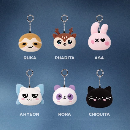 【Pre-Order】BABYMONSTER World Tour CHOOM - Character Plush Keyring