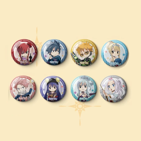 【Pre-Order】Fairy Tail - 20th anniversary - 58mm Q-ver Badge Blind Box