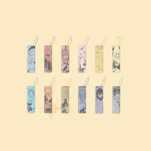 【Pre-Order】Fairy Tail - 20th anniversary - Long Acrylic Charm Blind Box