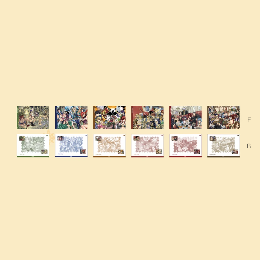 【Pre-Order】Fairy Tail - 20th anniversary - Postcard Set B (Horizontal, 6pcs)