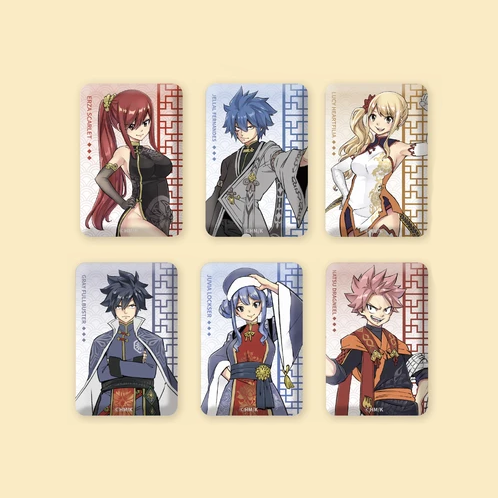 【Pre-Order】Fairy Tail - 20th anniversary - Chinese-Style Die-Cut Badge Blind Box