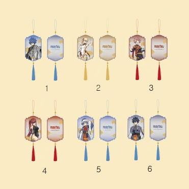 【Pre-Order】Fairy Tail - 20th anniversary - Chinese-Style Mica Board Charm