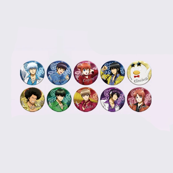 【Pre-Order】Gintama - Character Double-Flash Badge Blind Box