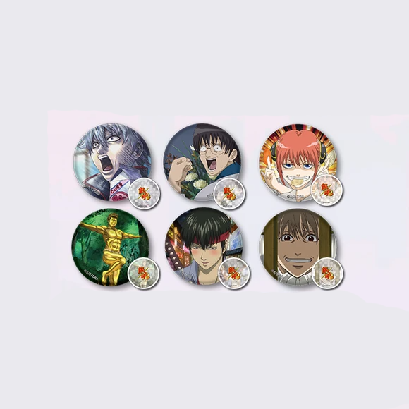 【Pre-Order】Gintama - Mosaic Face-Art Badge Blind Box