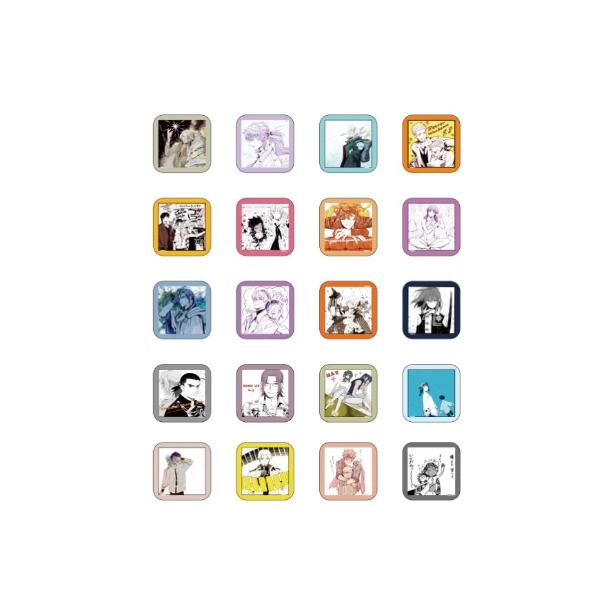 【Pre-Order】D.Gray-man x March Hare - Rounded Square Can Badge Blind Box vol.2