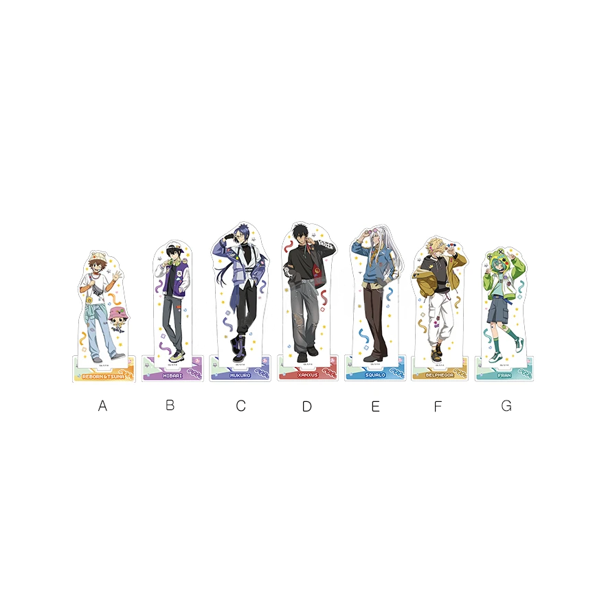 【Pre-Order】Katekyo Hitman REBORN! x BW2026 - Decora Fashion Gold-foil Acrylic Stand