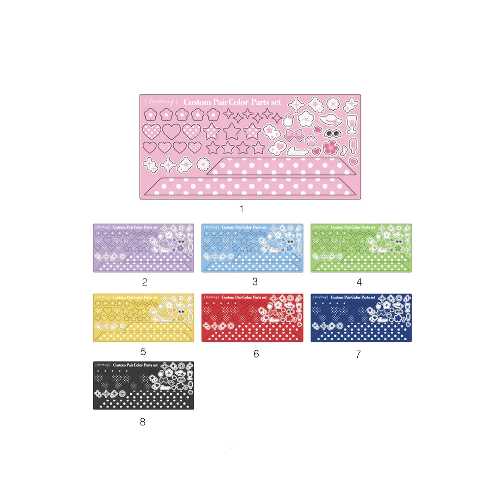 【Pre-Order】fanfancy+ x BW2026 - Dual-color Custom Deco Parts Set Polka Dot
