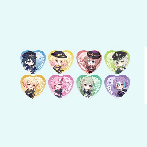 【Pre-Order】Hatsune Miku - Colorful Stage Series - Heart Tinplate Can Badge Blind Box C
