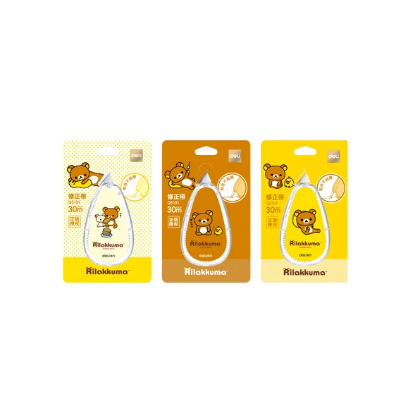 【Pre-Order】Rilakkuma x Deli - Correction Tape (3pcs)