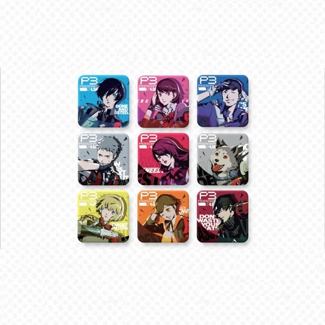 【Pre-Order】Persona x Guangbo - P3R Square Can Badge Blind Box