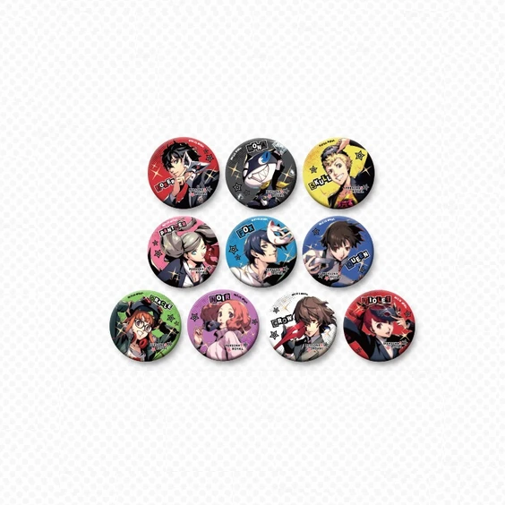 【Pre-Order】Persona x Guangbo - P5R Round Can Badge Blind Box