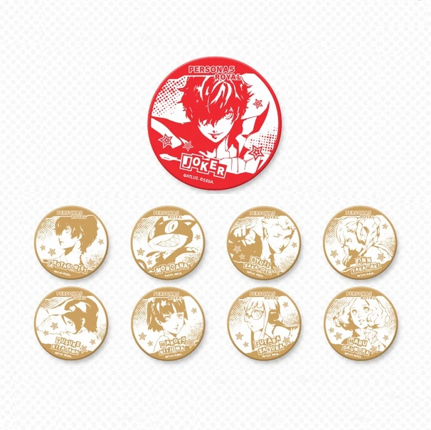 【Pre-Order】Persona x Guangbo - P5R Mirror Metal Can Badge Blind Box