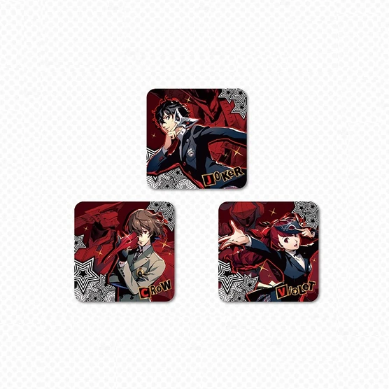 【Pre-Order】Persona x Guangbo - P5R Square Can Badge