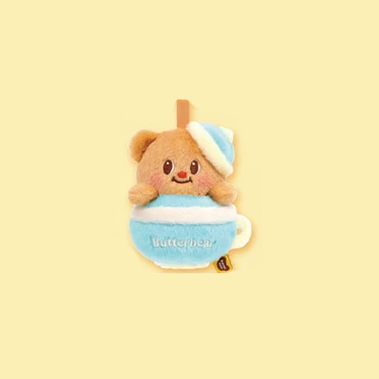 【Pre-Order】Butterbear - Baking Workshop - Teacup Charm (Blue)