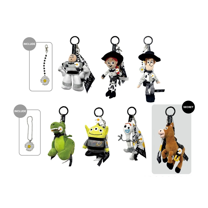【Pre-Order】Toy Story x PEACEMINUSONE - THE FIRST FAN - Plush Blind Key Ring