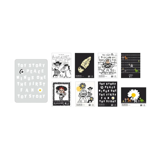 【Pre-Order】Toy Story x PEACEMINUSONE - THE FIRST FAN - Postcard_01 (8pcs)