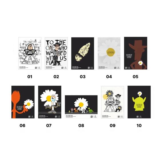 【Pre-Order】Toy Story x PEACEMINUSONE - THE FIRST FAN - Poster A3 (1pc)