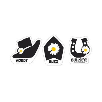 【Pre-Order】Toy Story x PEACEMINUSONE - THE FIRST FAN - Reusable Sticker 01 Set (3pcs)
