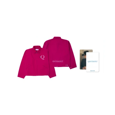 【Pre-Order】TAEYANG QUINTESSENCE - Pink Canvas Jacket Set