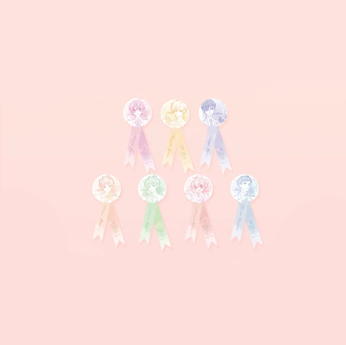 【Pre-Order】Ouran High School Host Club - 20th Anniversary Oval Badge Blind Box (Gradient)