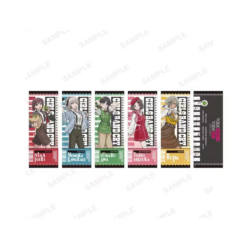 Girls Band Cry Stride! ver. x BW2026 - Holographic Ticket Blind Box (80x210mm)