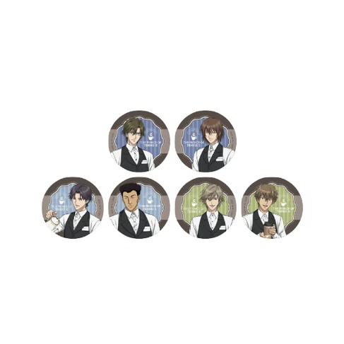 The Prince of Tennis II x BW2026 - Cafe Staff ver. Matte Badge Blind Box (57mm)