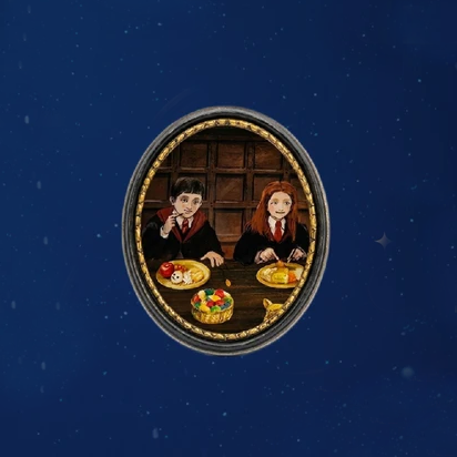 【Pre-Order】Harry Potter 25th Anniversary x JCC Pop-up - Ginny & Neville Stuffed Badge