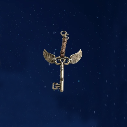 Harry Potter 25th Anniversary x JCC Pop-up - Flying Key Metal Charm