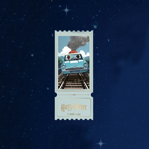 Harry Potter 25th Anniversary x JCC Pop-up - Flying Ford Anglia Film Frame