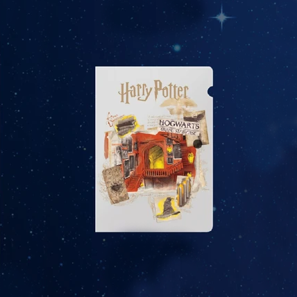 Harry Potter 25th Anniversary x JCC Pop-up - Hogwarts Single-page Clear File