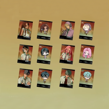 Alien Stage - Zombie Stage: Fading Youth Series - Polaroid-style Photocard