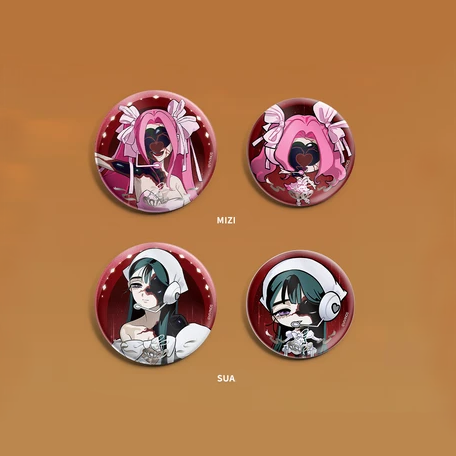 Alien Stage - Zombie Stage: Fading Youth Series - Badge Set