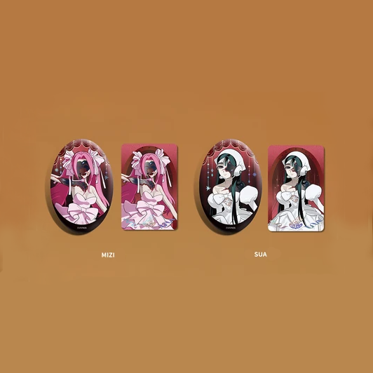 Alien Stage - Zombie Stage: Fading Youth Series - Badge & Card Set