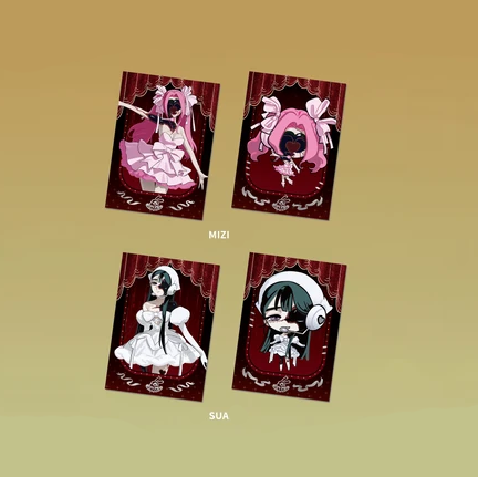 Alien Stage - Zombie Stage: Fading Youth Series - Polaroid-style Photocard Set