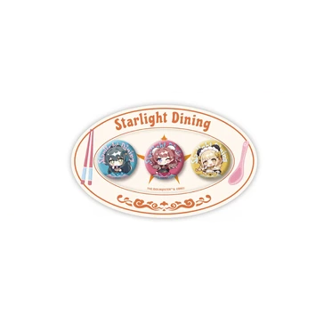 Gakuen iDOLM@STER - Starlight Dining Series - Chibi Badge Set