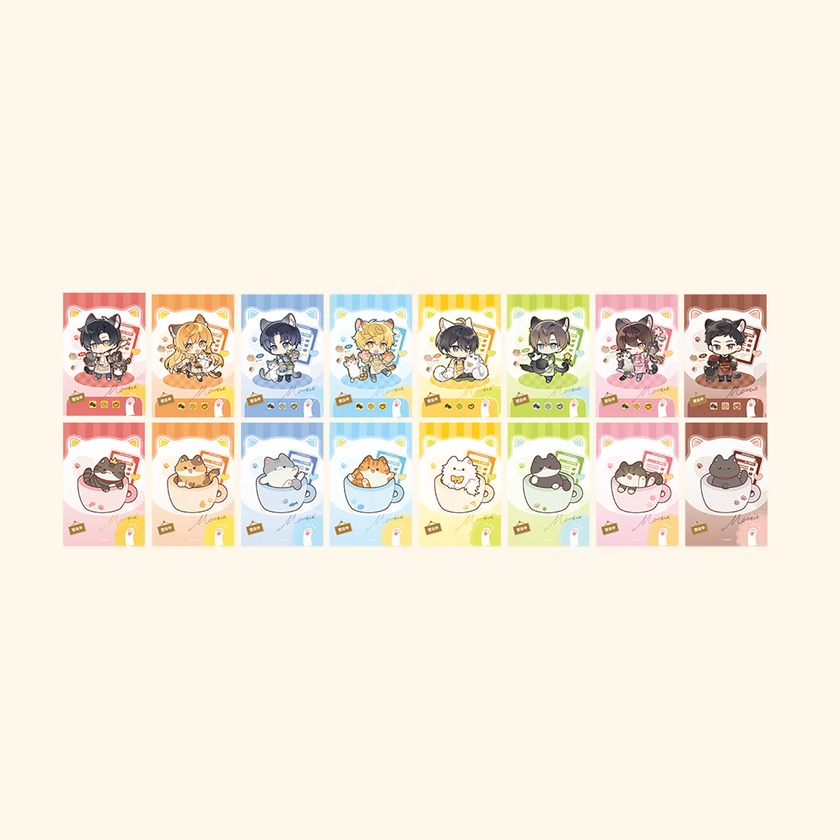 【Pre-Order】The King's Avatar - Kitty Coffee - Faux Polaroid Blind Box
