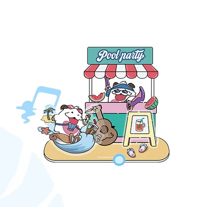 【Pre-Order】League of Legends - Summer Poro Party Series - Acrylic Stand