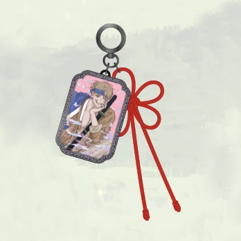 【Pre-Order】Red Thread Quest - Busan Trip - Mother-of-Pearl Acrylic Keyring