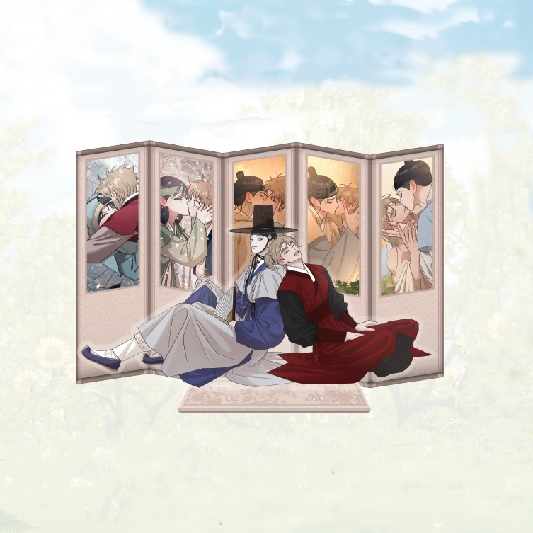 【Pre-Order】Red Thread Quest - Busan Trip - Acrylic Folding Screen Postcard Set