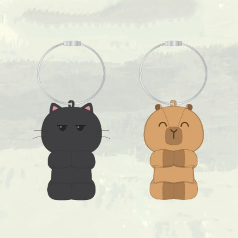 【Pre-Order】Red Thread Quest - Busan Trip - Animal Plush Cord Reel Keyring