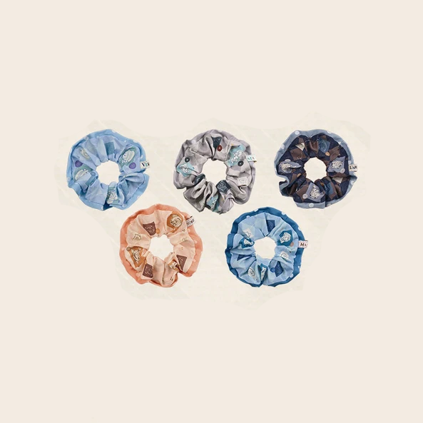 Reverse:1999 - Sewing Box Series - Plaid Fabric Scrunchie