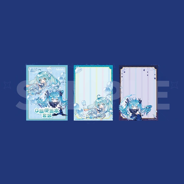 【Pre-Order】Hatsune Miku - Resounding World Series - Q-Version Memo Pad Set