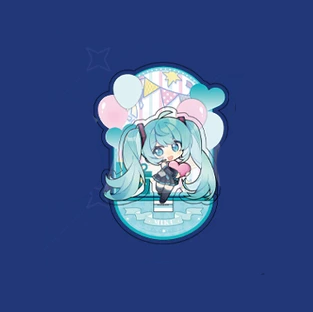 【Pre-Order】Hatsune Miku - Resounding World Series - Q-Version Character Acrylic Standing Sign