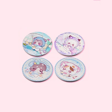 Handspupu - Ceramic Coaster (Pair)