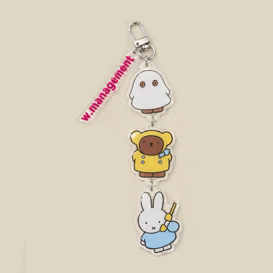 【Pre-Order】Miffy x w.management - Keychain Charm Strap